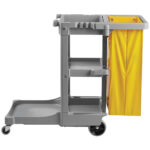 Boardwalk Three Shelf Janitor Cart