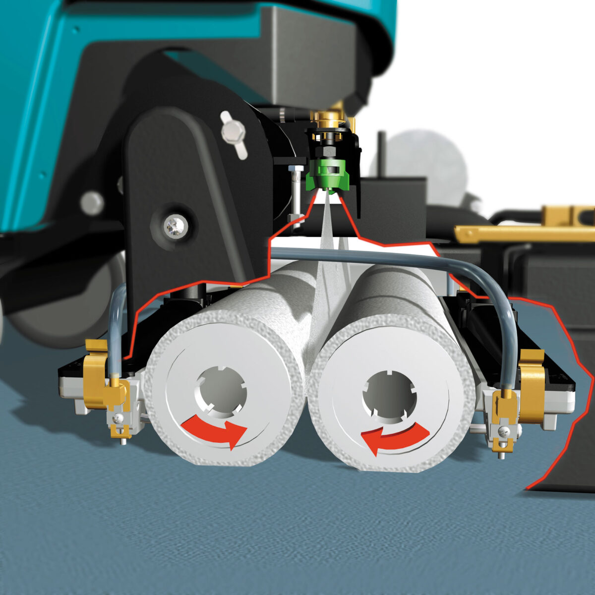 Tennant 1610 ReadySpace Dual Mode Carpet Extractor