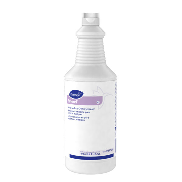 Diversey Emerel Multi Surface Crème Cleanser – 32oz Bottle – 12 Bottles/Case
