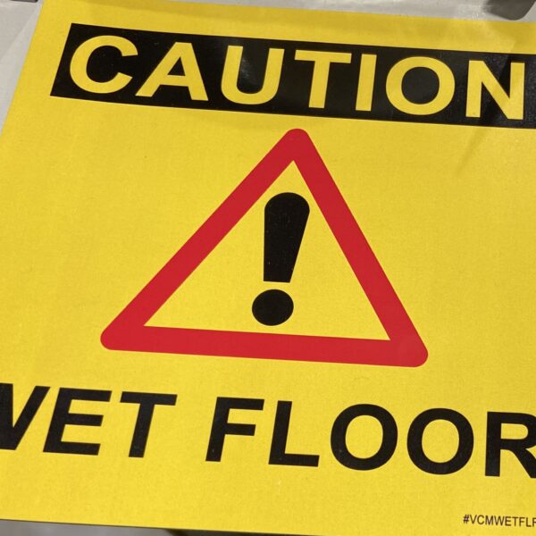 Caution Wet Floor Magnet