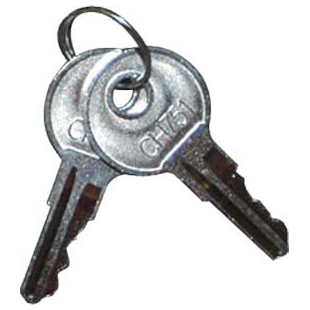 Locking Cabinet Keys for Rubbermaid Cleaning Carts
