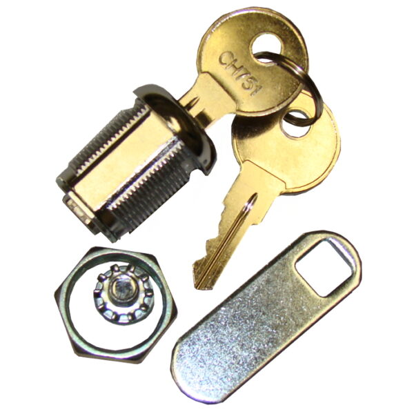 Locking Cabinet Lock & Keys for Rubbermaid Cleaning Carts