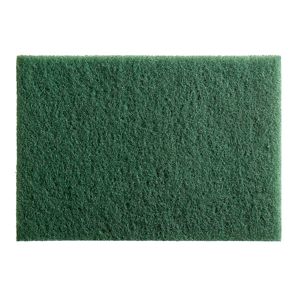 20" x 14" Green Deep Scrubbing Pads - 5/Case
