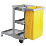 Boardwalk Three Shelf Janitor Cart