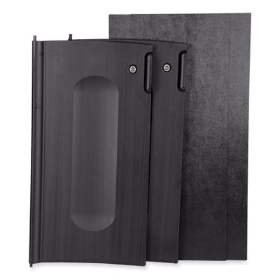Rubbermaid 9T75 High Security Cart Black Locking Door Kit (2 doors and 2 panels)