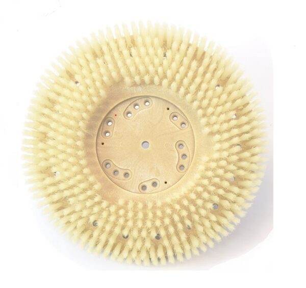 19" Tuff-Block Showerfeed Soft White Nylon Scrub Brush