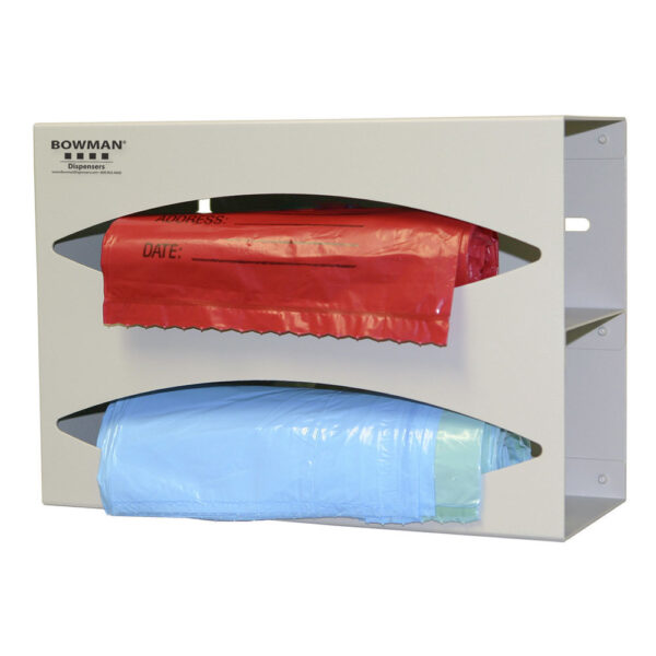 Bowman Aluminum Bag Dispenser - Double