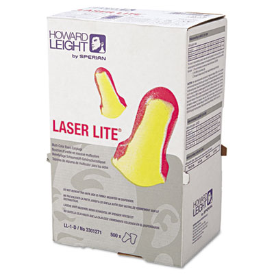 LL-1 D Laser Lite Single Use Earplugs – 500 Pair/Box