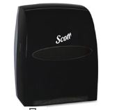 Scott® Black Manual Hard Roll Towel Dispenser
