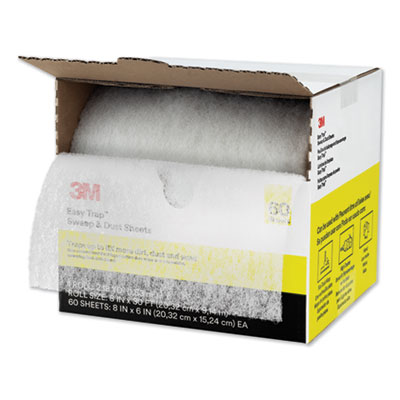 3M Easy Trap Duster – 8″ x 6″ Sheet – 60 Sheets/Roll – 8 Rolls/Case