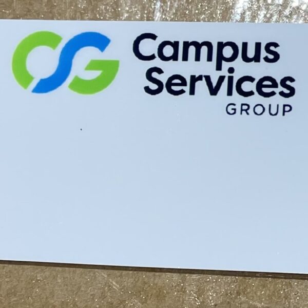 Campus Services Plastic Name Badges, 25/pack