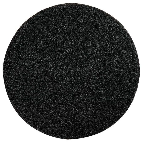 7.8" Black Stripping Pads for MotorScrubber - 10/Case