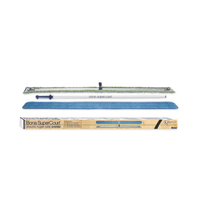 Bona SuperCourt Athletic Floor Care System (Frame, Handle, Dusting Pad, & Tracking Pad)
