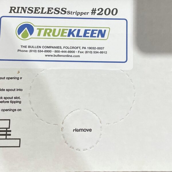 Truekleen Rinseless Stripper – 2.5 Gallon Bib – 2/Case