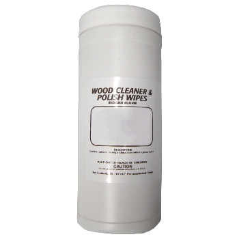 Truekleen Wood Cleaner & Polish Wipes – 25/Can – 6 Cans/Case