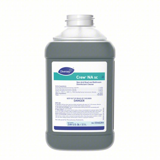 Diversey Crew NA SC Non-Acid Bowl & Bathroom Disinfectant Cleaner – J-Fill – 2 x 2.5L/Case