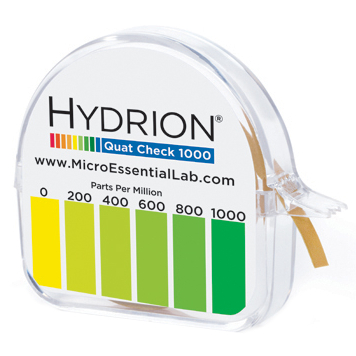 Quat Disinfectant Test Strips (Approx. 150 Tests/Roll)