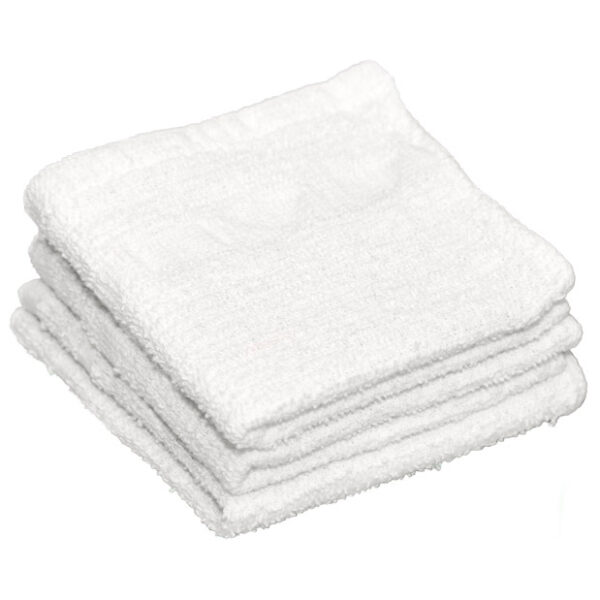 Economy Washcloths -12″ x 12″ – 0.75 lb – 5dz per Pack (Order in Multiples of 10)