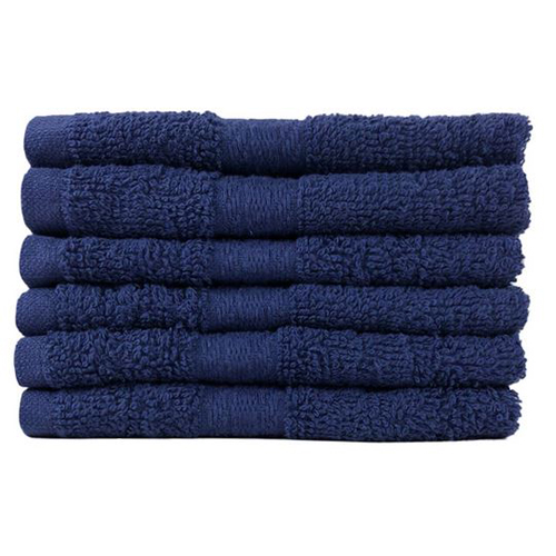 Navy Washcloths – 12″ x 12″ – 1.25 lb – 25 Dozen