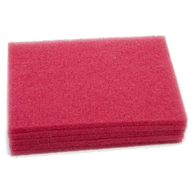 20″ x 14″ Red Cleaning Floor Pads – 5/Case