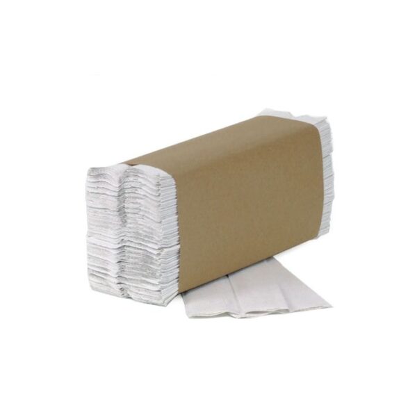 White C-Fold Towels – 13″ x 10″ – 150/Pack – 16 Packs/Case