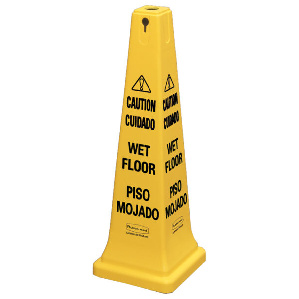 Caution Wet Floor High Visibility Cone