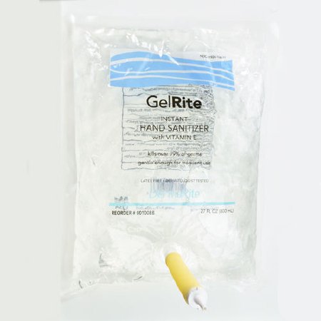 GelRite Hand Sanitzer Refill Bag Case/12