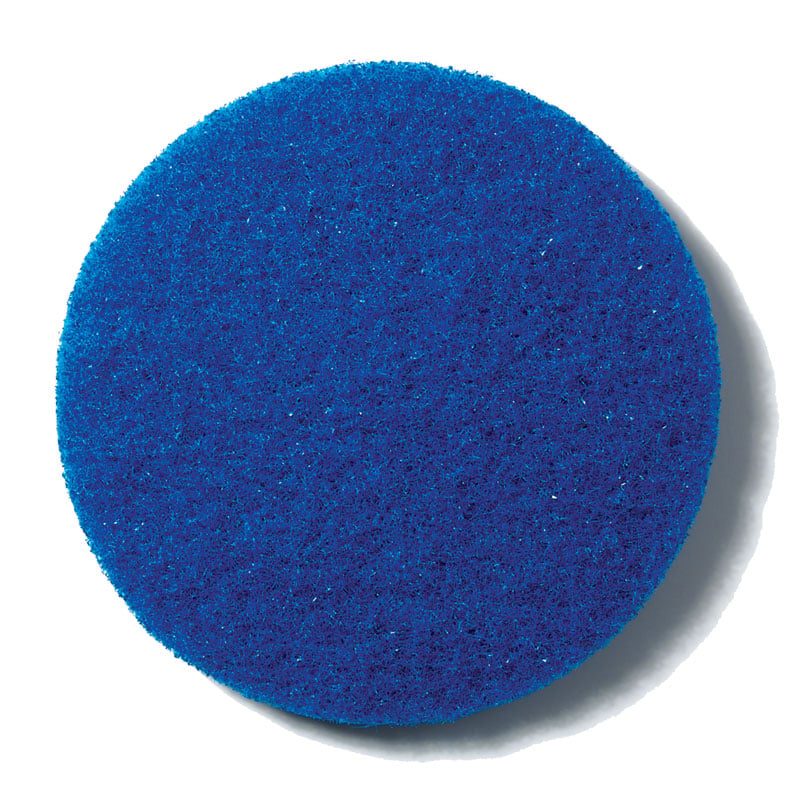 AMS1066 7.8 Inch Blue Cleaning Pads for MotorScrubber, 5-Pack - AMS1066 - Image 1