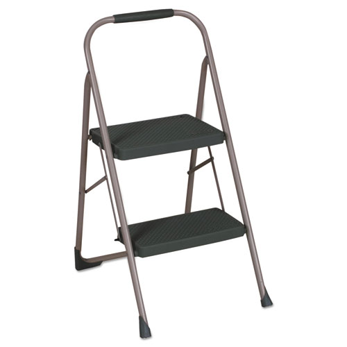 2 Step Folding Steel Step Stool – 200 lb Capacity