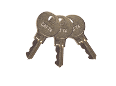 Bobrick ‘Cat 74’ Dispenser Keys (3-Pack)
