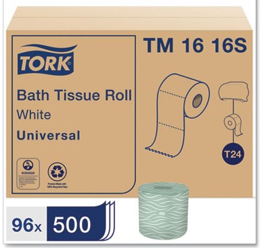 Universal Bath Tissue, Septic Safe, 2-Ply, White