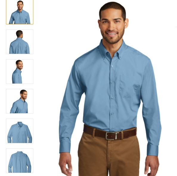 Men's Long Sleeve Button Down - 3XL
