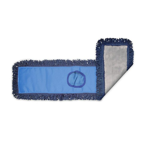 48″ Microfiber Pocket Dust Mop Blue Canvas Back