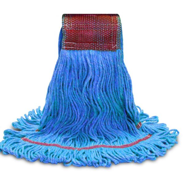 X-Large Blue Shrinkless Loop-End Mop - 12/Case