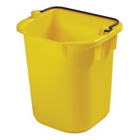 Rubbermaid 5 Quart Yellow Pail for Janitor Carts