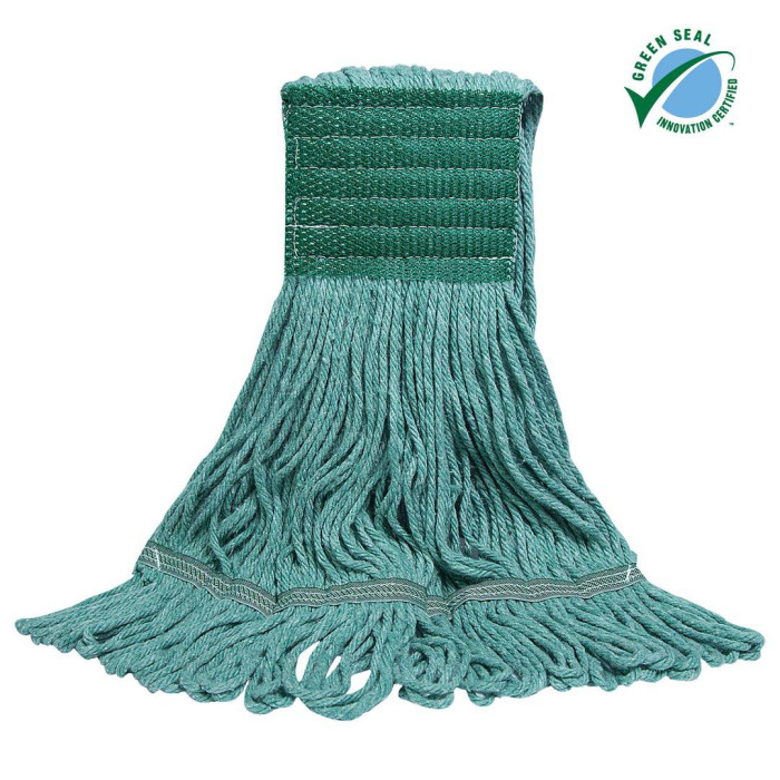 awetmop2gr 24 oz Green Loop End Wet Mop