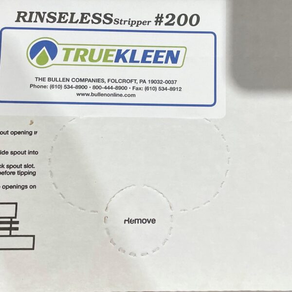 Truekleen Rinseless Stripper – 2.5 Gallon Bib – 2/Case