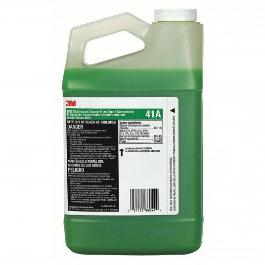 3M™ MBS Disinfectant Cleaner Fresh Scent Concentrate 41A – 0.5 Gallon Bottle