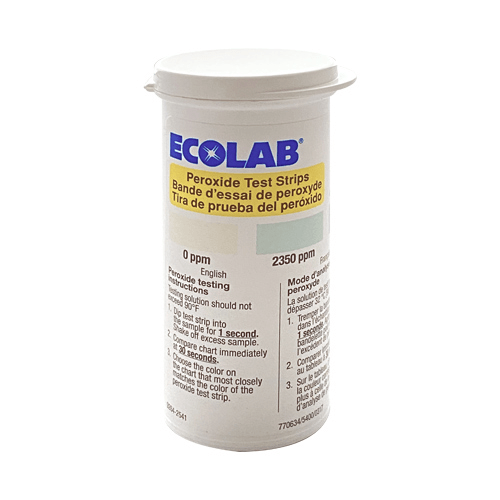 Test Strips for Ecolab Peroxide – 100/Pack