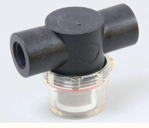 In-Line Filter with Gasket and Mesh Screen for Tennant T300E