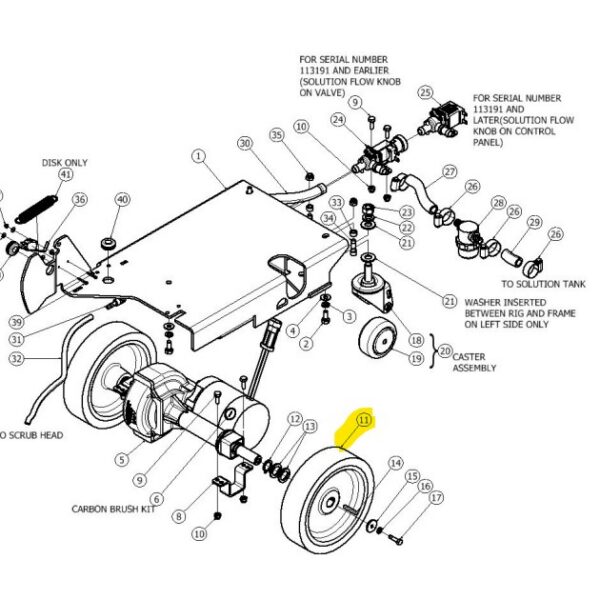 Urethane Wheel For S-20 Orbital