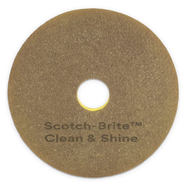 PCLEANSHINE 3M Scotch-Brite Clean & Shine Floor Pads - 5/Case - Image 1
