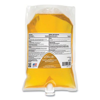 Clario Antibacterial Skin Cleanser - 1,000ml/Bag - 6 Bags/Case
