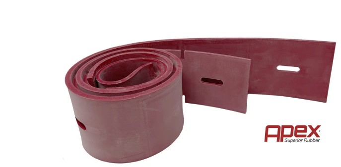 AGSQ1185XX2 Squeegee Blade Set — Front and Rear Blades, APEX, Fits Pacific 870701 & 870702 - Image 1