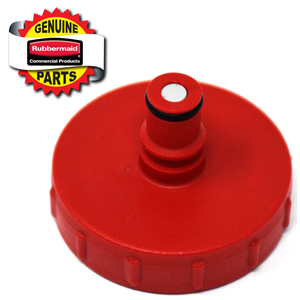 ARMQ969L Red Bladder Cap Assembly for Rubbermaid Pulse system - Image 1
