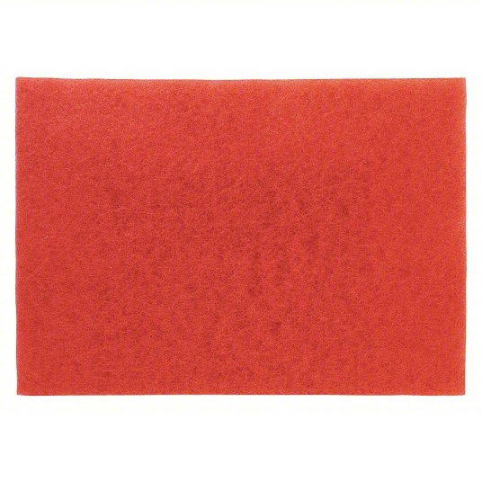 28″ x 14″ Red Cleaning Floor Pads – 5/case